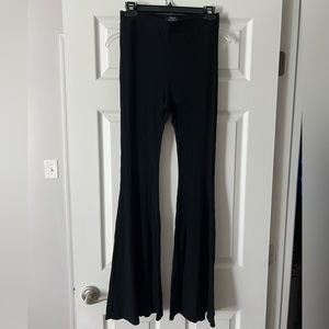 Bershka Textured Flare Yoga Pants